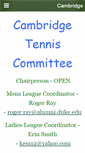 Mobile Screenshot of cambridge.tennisadmin.com
